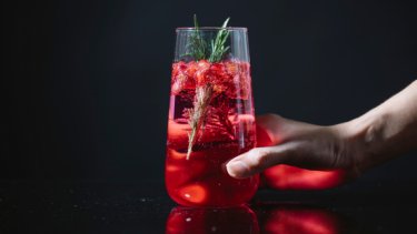 Cranberry Gin Fizz